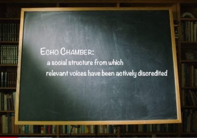 Applying the Concepts: How to Avoid an Echo Chamber