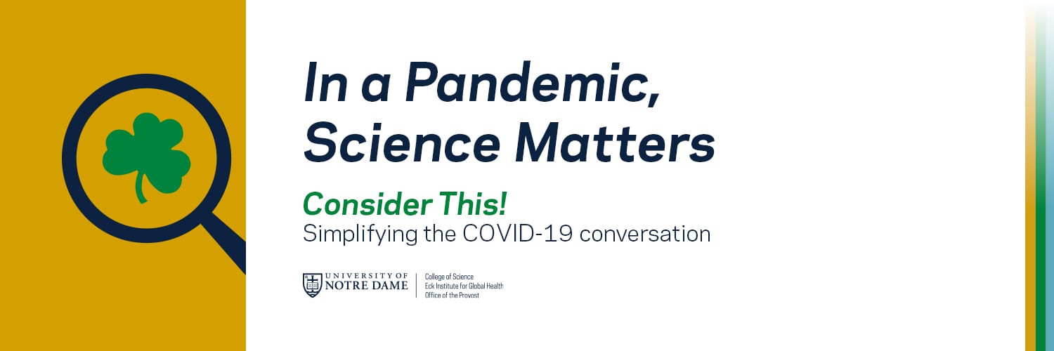 Notre Dame launches a weekly webinar series discussing COVID-19