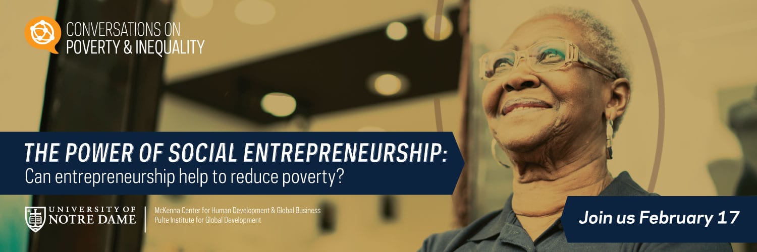 Can entrepreneurship help to reduce poverty?