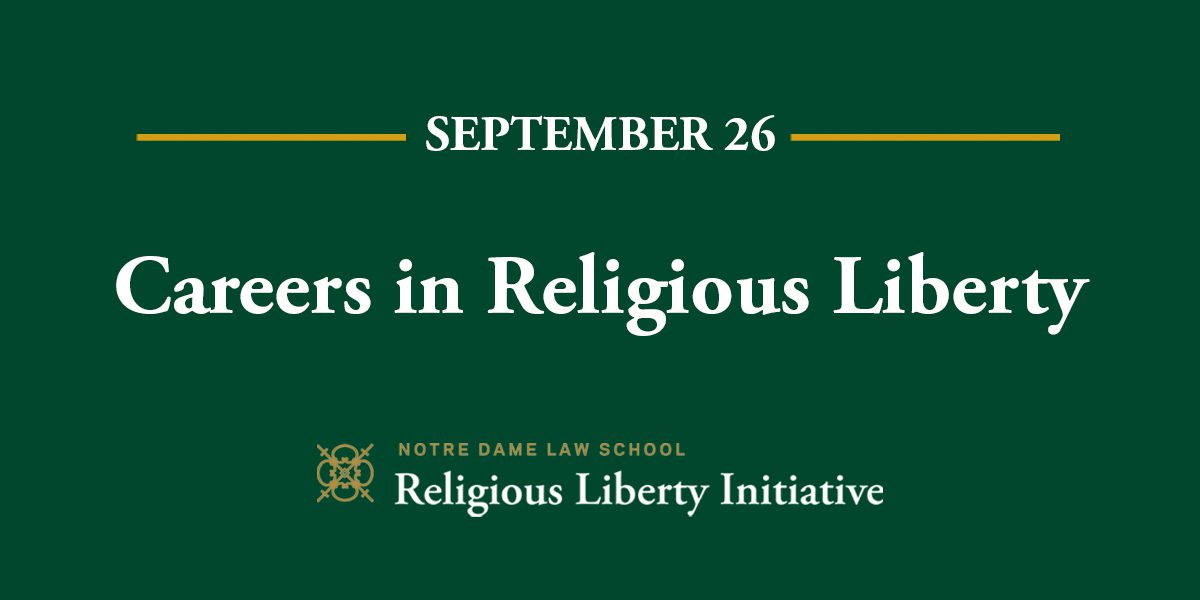 Careers in Religious Liberty