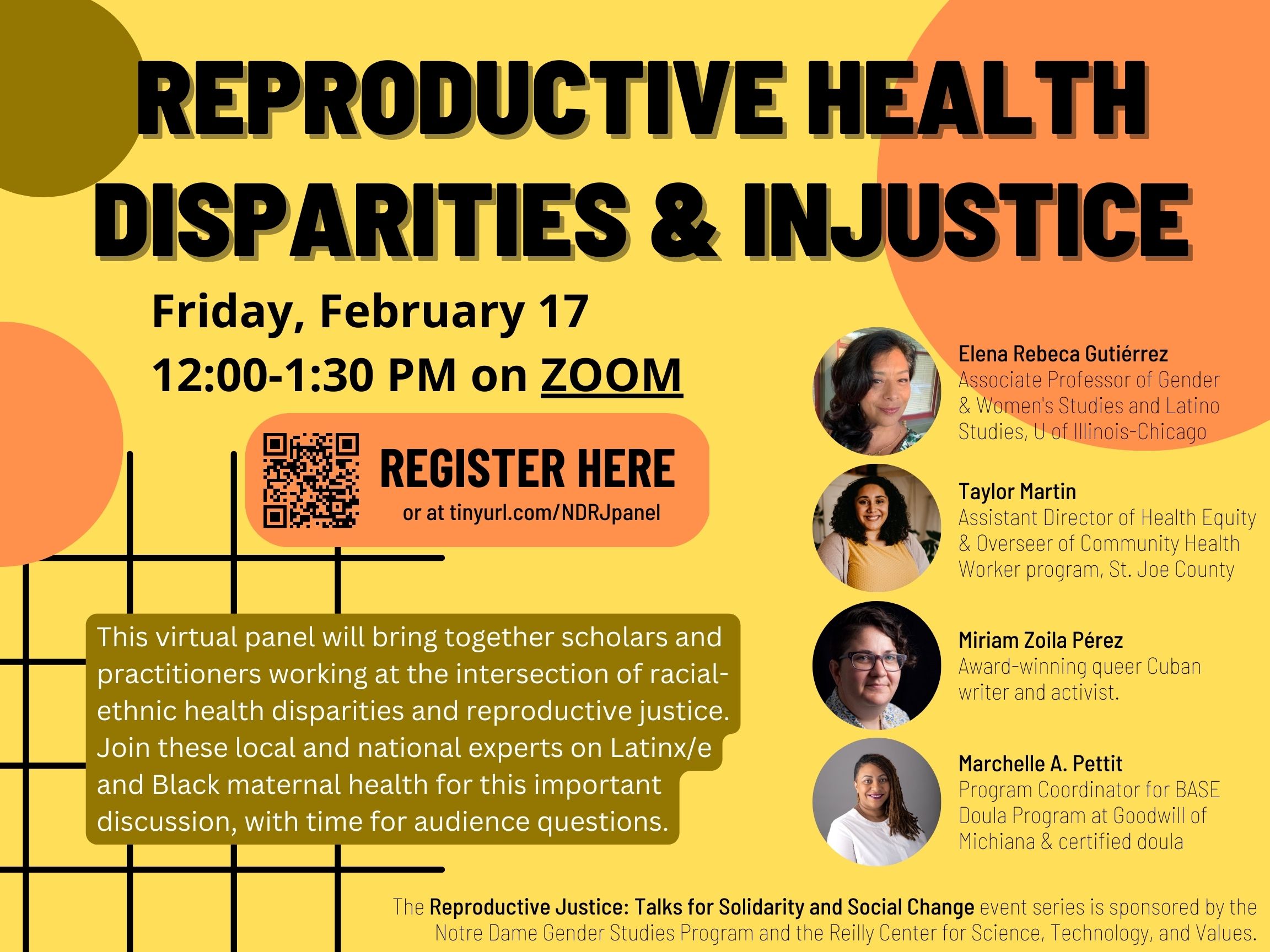 Reproductive Health Disparities & Injustice Panel