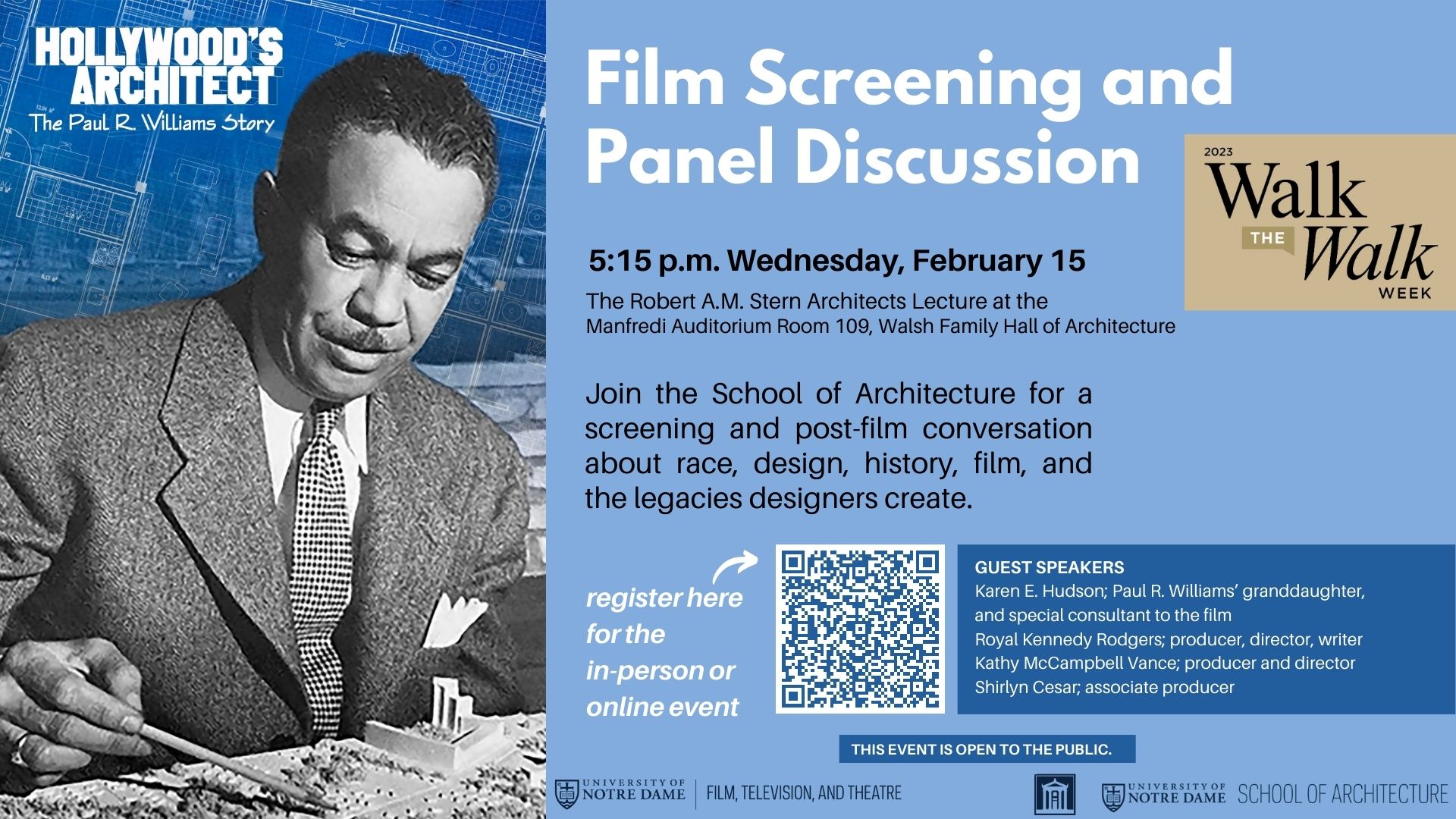 Robert A.M. Stern Architects Lecture Film Screening and Panel Discussion: Hollywood’s Architect