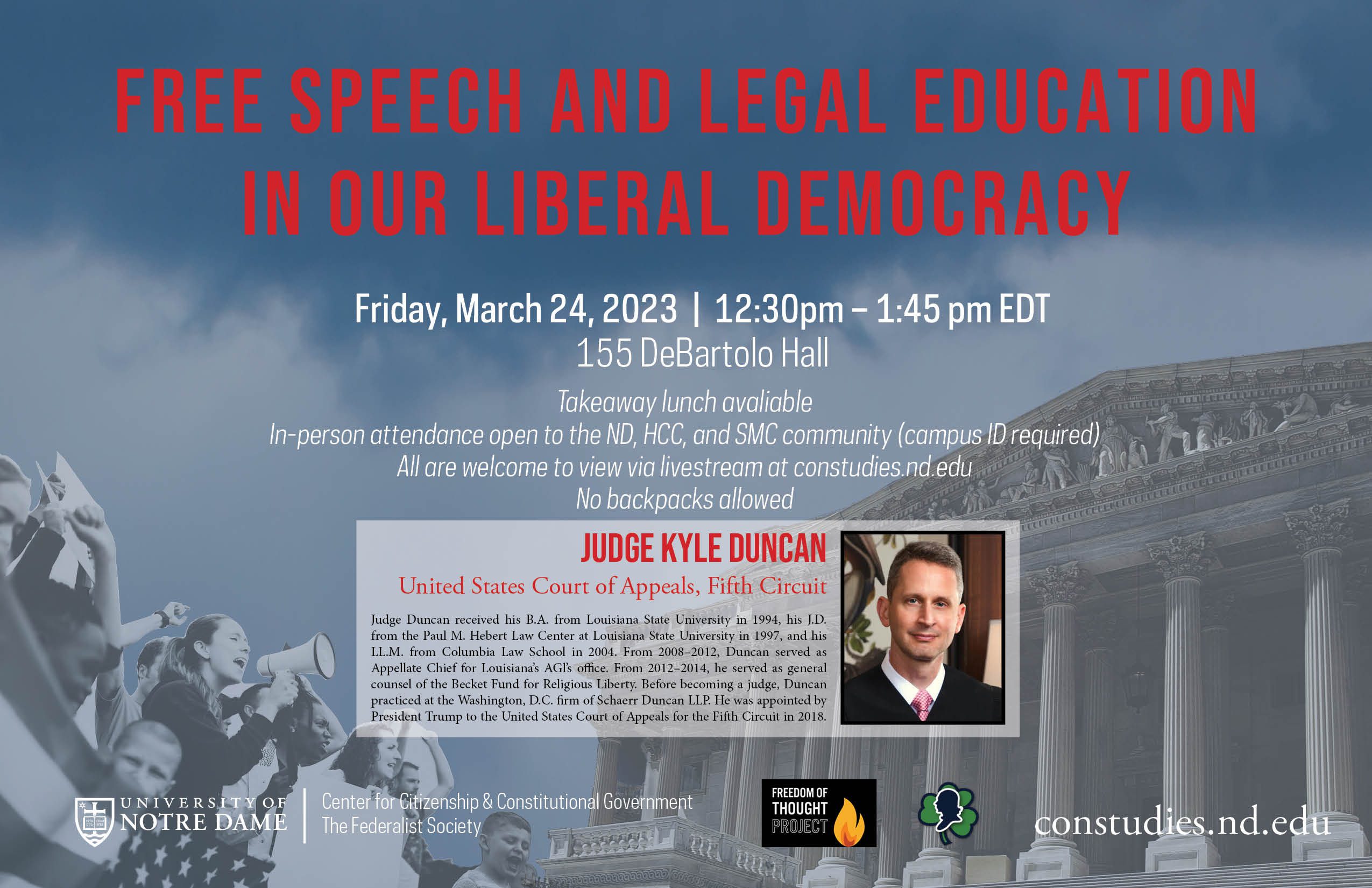 Free Speech and Legal Education in our Liberal Democracy
