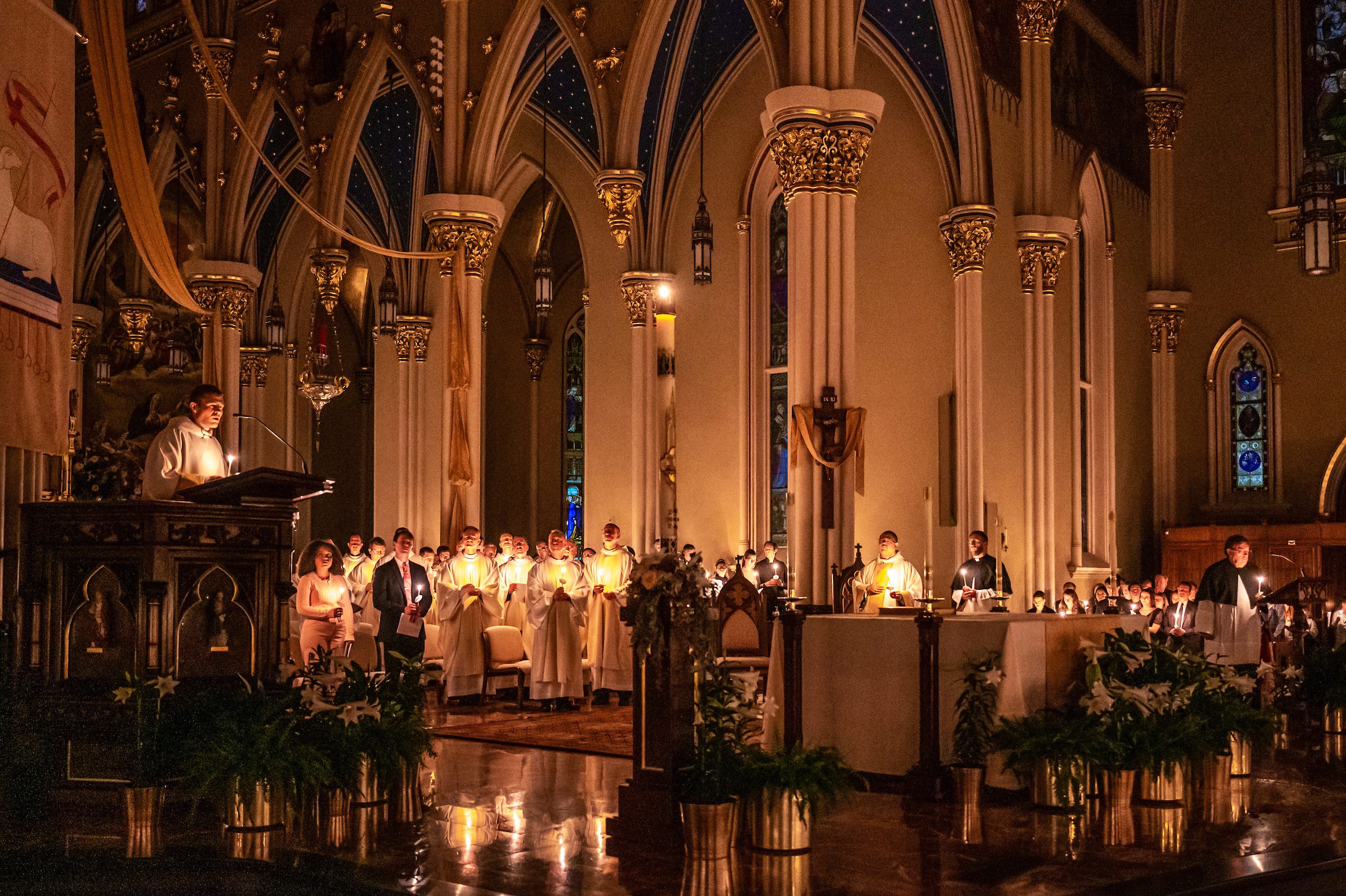 Holy Saturday Mass from the Basilica of the Sacred Heart