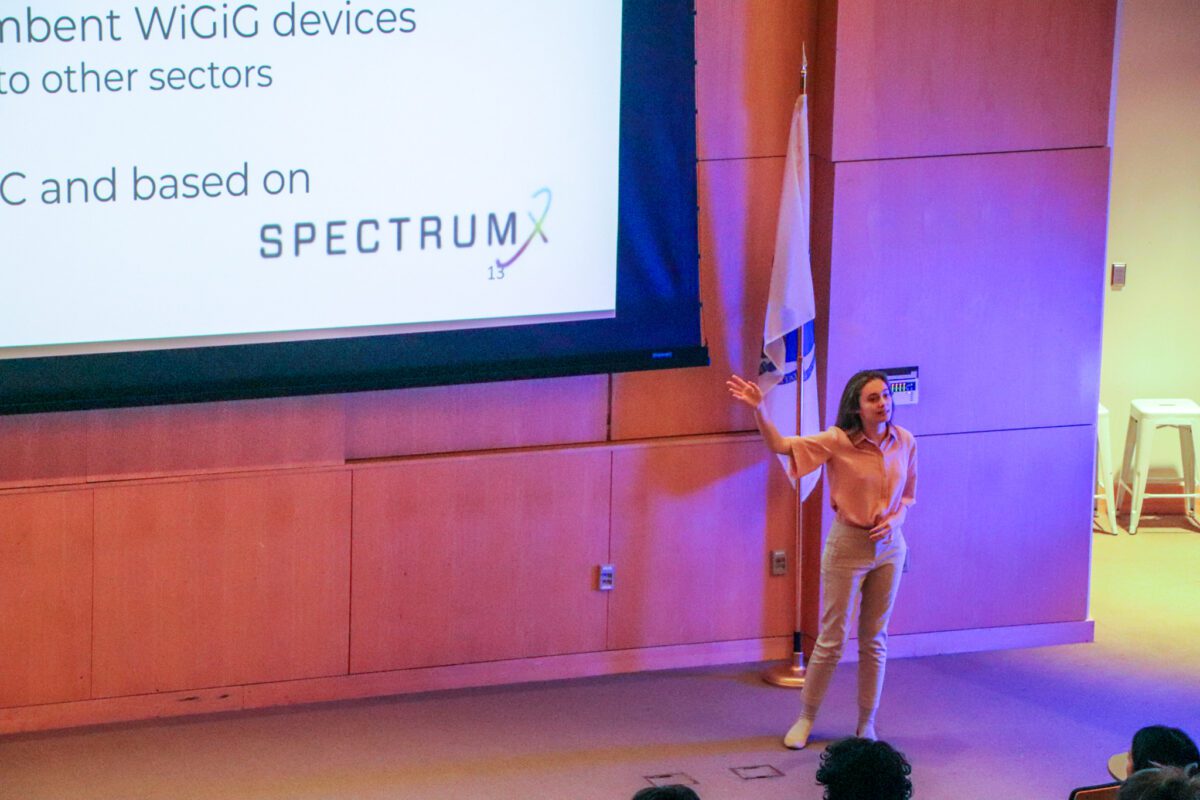 Research and interaction with SpectrumX experts ignites students passion for radio spectrum coexistence issues