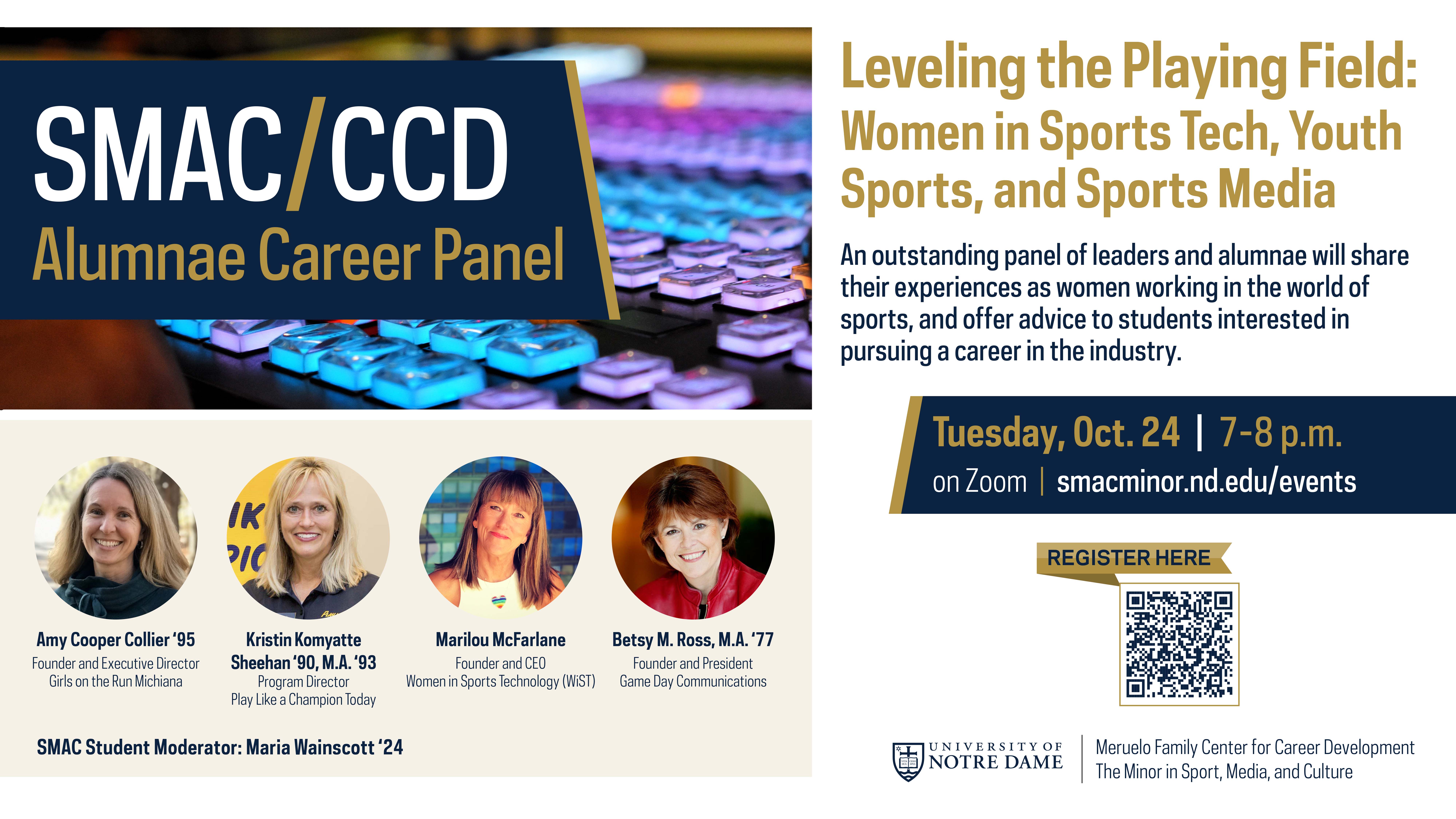 Alumni Career Panel: Women in Sports Tech, Youth Sports, and Sports Media