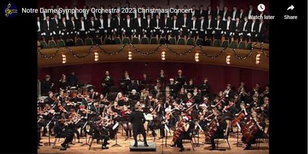 University of Notre Dame Symphony Orchestra 2023 Christmas Concert