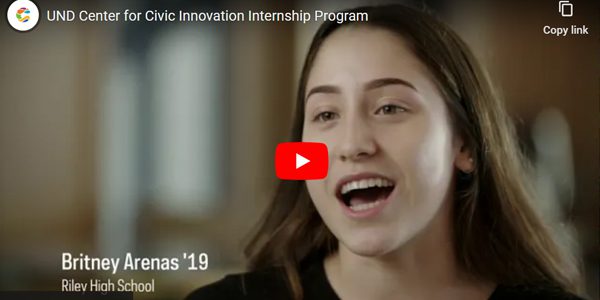 UND Center for Civic Innovation Internship Program