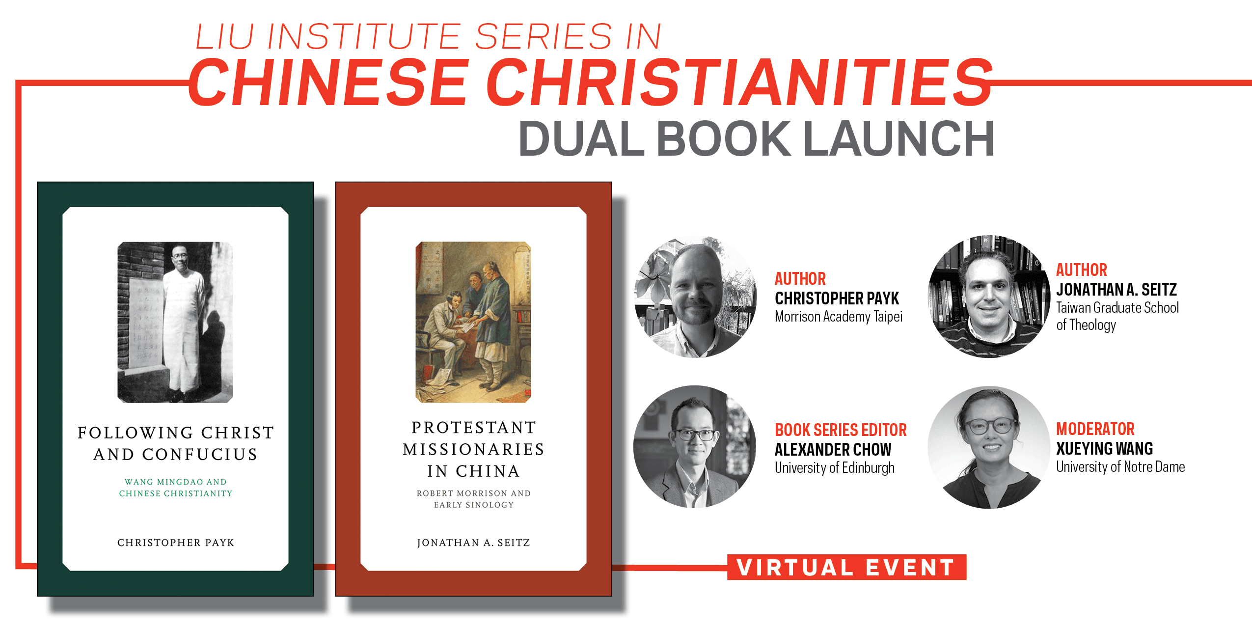 Liu Institute Series in Chinese Christianities Dual Book Launch