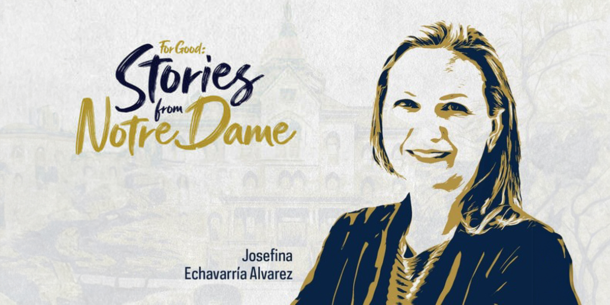 How Notre Dame helped end war in Colombia with Josefina Echavarría Alvarez
